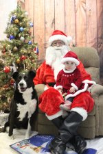 baby with Gibson and Santa